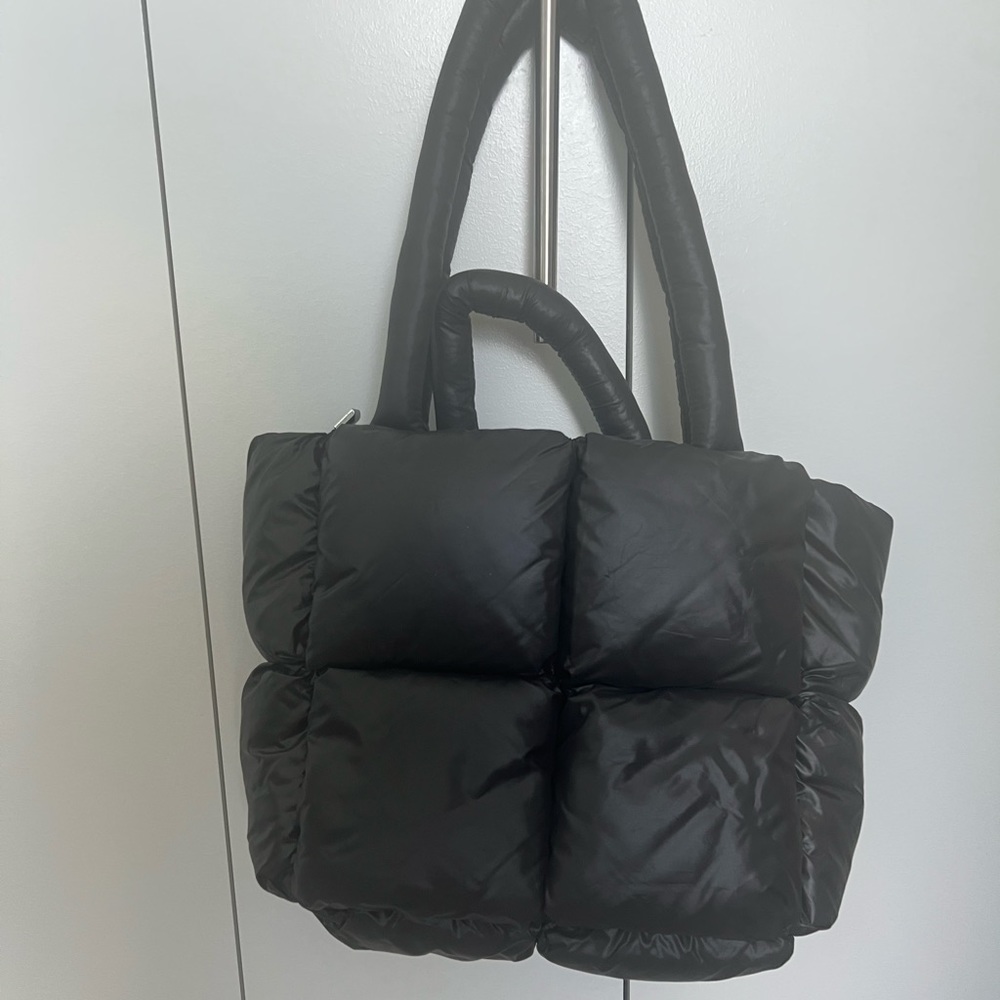 Quilted Tote Bag for Women Lightweight Puffer Tote Bag Down